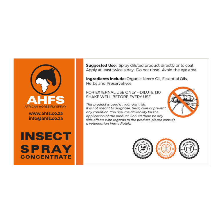 Insect Spray Concentrate African Horse Fly Spray