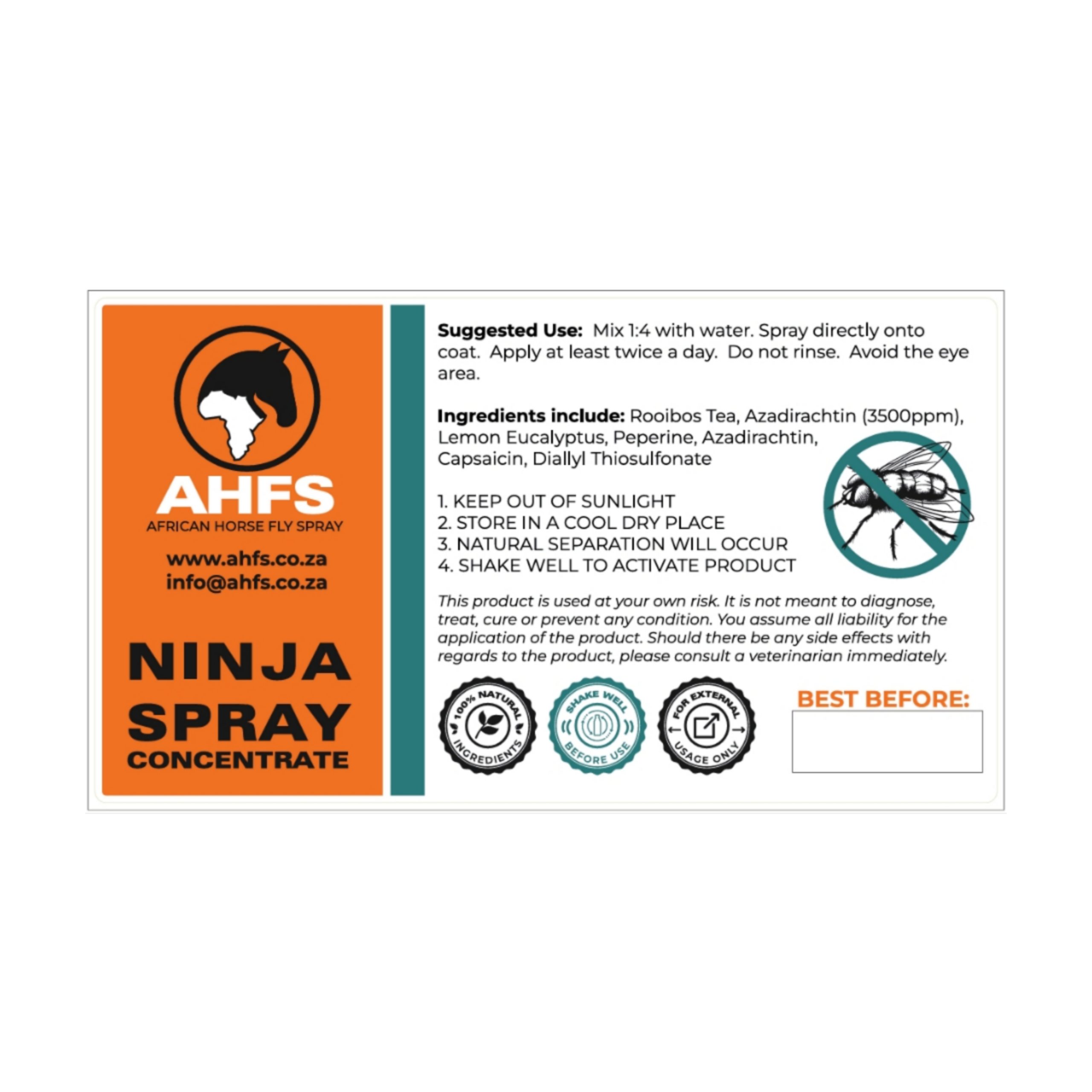 Ninja Insect Spray Concentrate