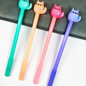 Cat Gel Black Pen