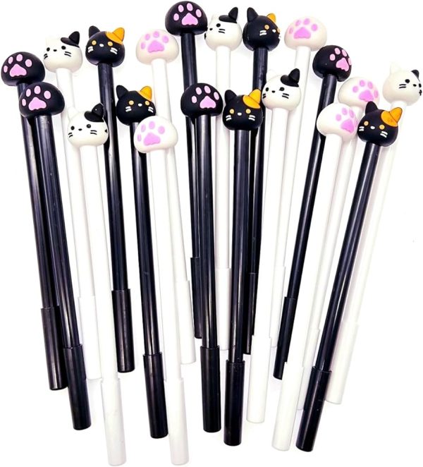 Black Rollerball Pen - Cat