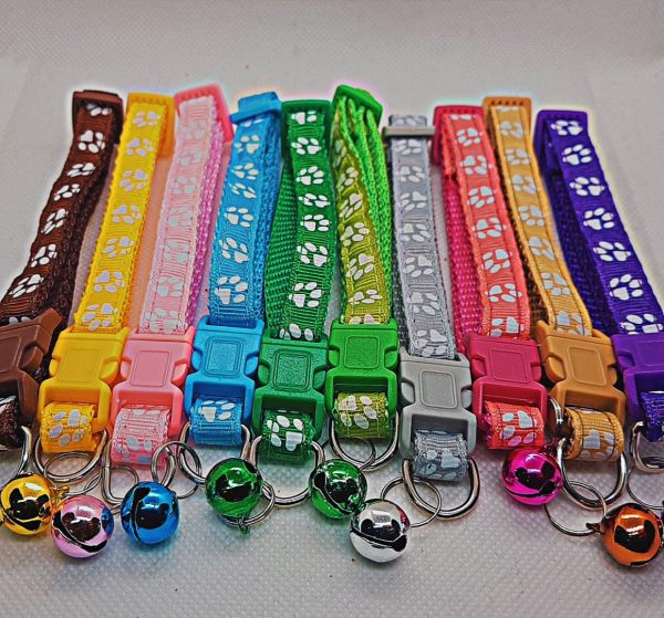 Adjustable Pet Collars With Bells