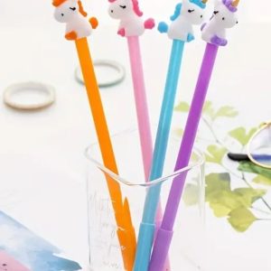 Unicorn (Black Ink) Pens (Random Colour)