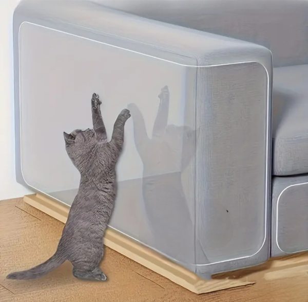 10pcs Cat Scratch Sofa Protector Stickers