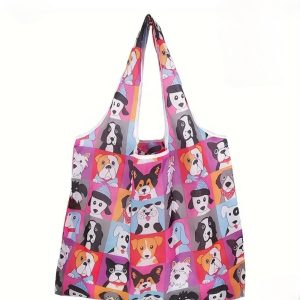 Cartoon Dog Pattern Shoulder Bag