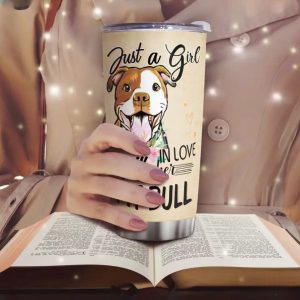 Pitbull Stainless Steel Travel Tumbler With Lid