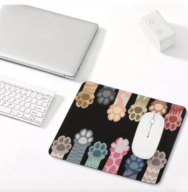 Cat Paw Print Mouse Pad - Small - Image 2