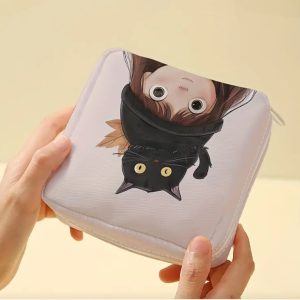 Kitty Printed Portable Pouch (PC2)