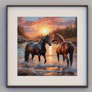 Horse Diamond Art Painting Kit (DAPH1)