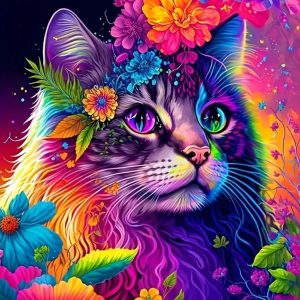 Cat Diamond Painting Kit (DAPC1)