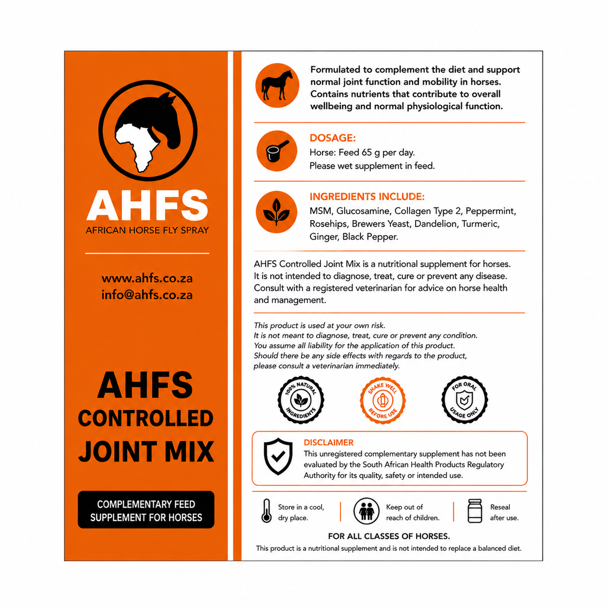 Controlled Joint Mix - African Horse Fly Spray