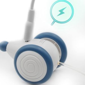 Interactive Cat Toy with Glowing Tail Mouse