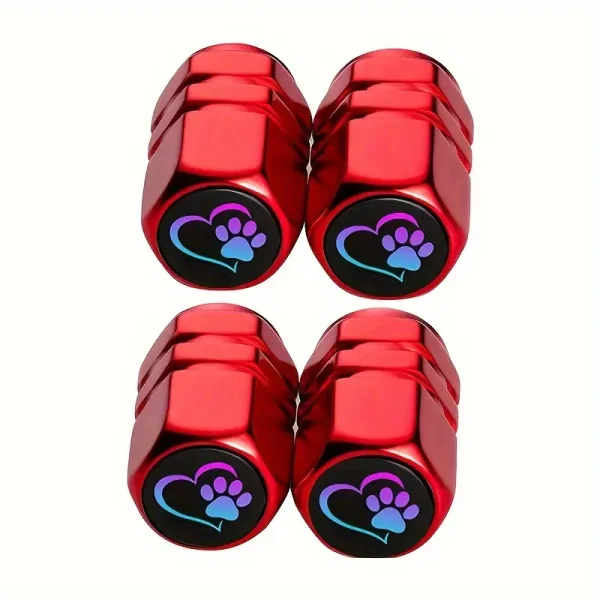 4PCS Tire Valve Stem Cover - Paw (TVSC1) - Image 4