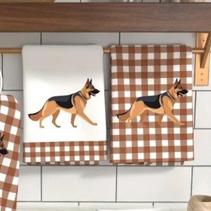 2pcs German Shephard Kitchen Towel (DKT2)