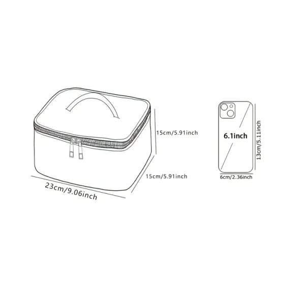Horse Pattern Cosmetic Travel Organizer (HCTO1) - Image 4