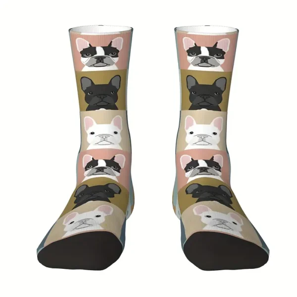 French Bulldog Pattern Socks (DBS1) - Image 2