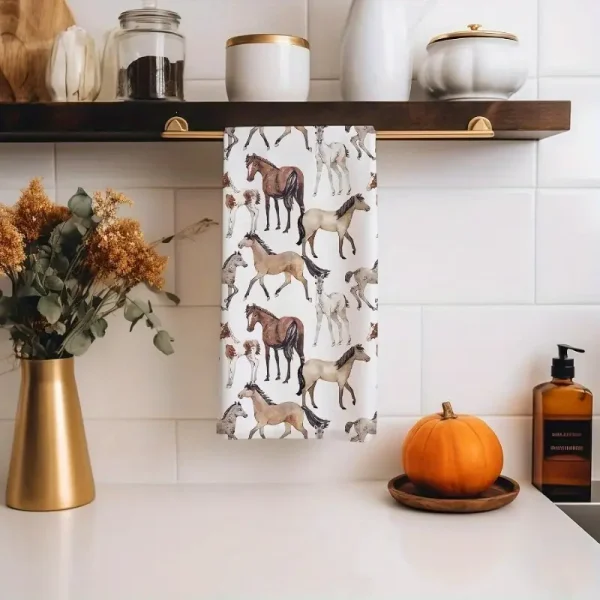 2pcs Horse Kitchen Towel (CTOW3) - Image 3