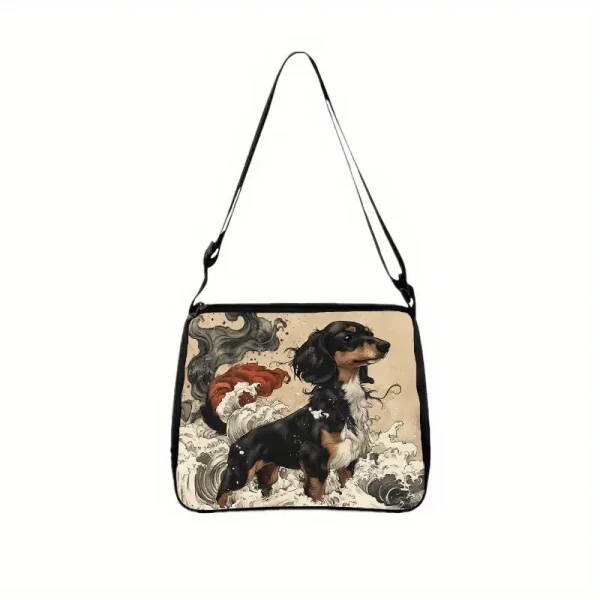 Dachshund Print Crossbody Bag (DCBB1)