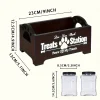 Wooden Pet Treat Holder (T2) 2 Containers - Image 2