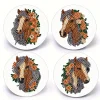 4pcs Horse DIY Diamond Art Coaster Set (HDD2)