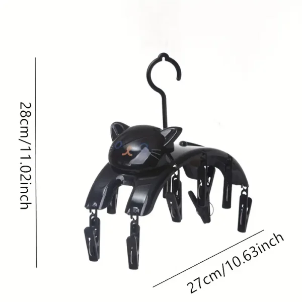 10 Clip Laundry Hanger - Cat (CLH1) - Image 3