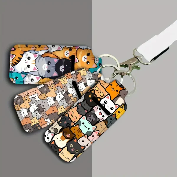 3pcs Lipstick holder with Clip Keychain (CLH1) - Image 3