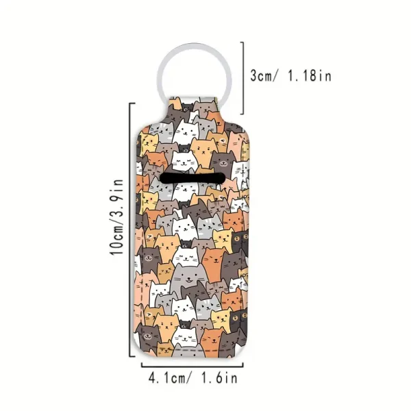 3pcs Lipstick holder with Clip Keychain (CLH1) - Image 4