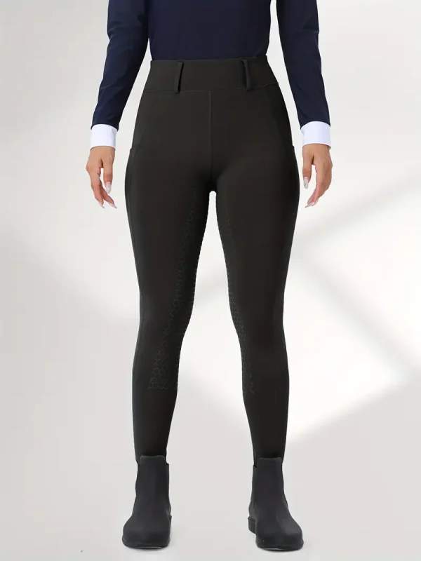 Equestrian Riding Leggings - Black (ERL4)