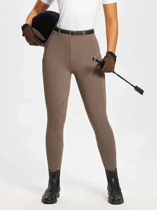 Equestrian Riding Leggings - Mocha (ERL1) - Image 2