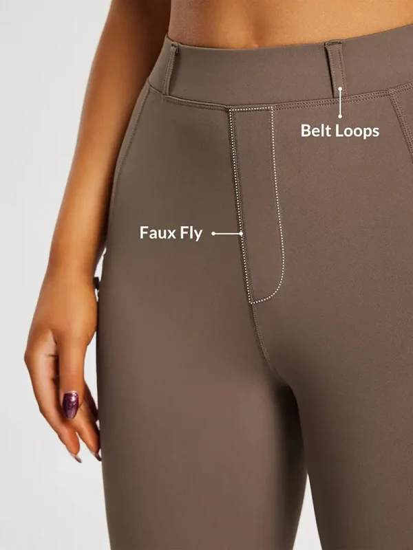 Equestrian Riding Leggings - Mocha (ERL1) - Image 4