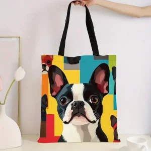 Reusable Boston Terrier Tote Bag (RBT1)