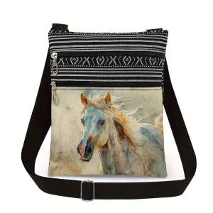 White Horse Shoulder Bag (HSB6)