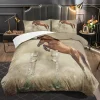 3pcs Horse Jumping Duvet Cover Set (HDS4)