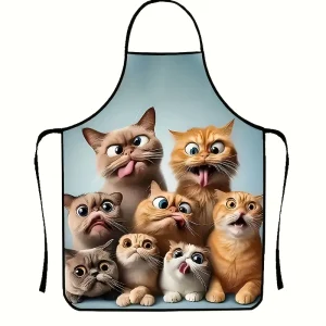 Cat Cartoon Apron 1 (CCA1)