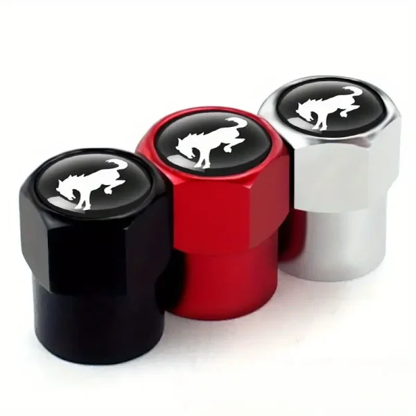 4PCS Tire Valve Stem Cover - Horse 1(TVSC3)