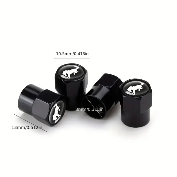 4PCS Tire Valve Stem Cover - Horse 1(TVSC3) - Image 2