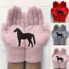 Winter Knitted Gloves - Horse 1 (WGH1)