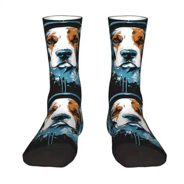 Beagle Pattern Socks (DBS8) - Image 2