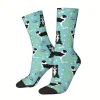 Border Collie Green Socks (BCS1)