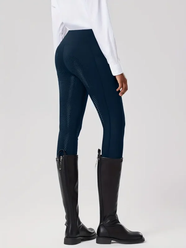 Equestrian Riding Leggings - Navy Blue (ERL5) - Image 2