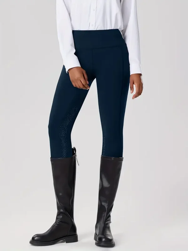 Equestrian Riding Leggings - Navy Blue (ERL5)