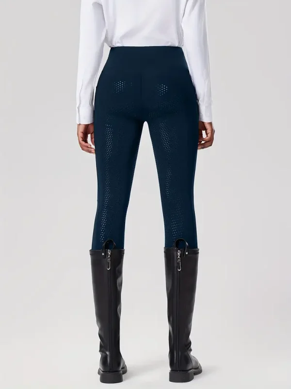 Equestrian Riding Leggings - Navy Blue (ERL5) - Image 4