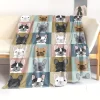 French Bulldog Pattern Flannel Blanket (FBFB2) - Image 2