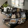 Maine Coon Pattern Flannel Blanket (MCFB1) - Image 2