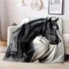 Black Horse Flannel Blanket (HFB2) - Image 2