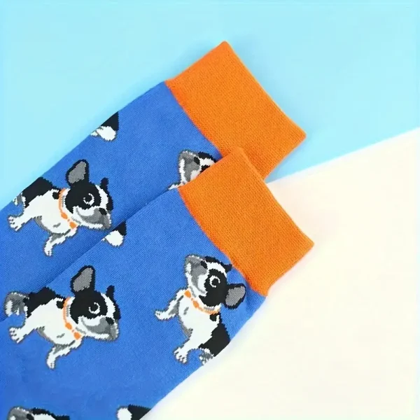 French Bulldog Pattern Socks (DBS3) - Image 2