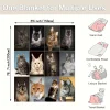 Maine Coon Pattern Flannel Blanket (MCFB1) - Image 3