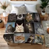 Maine Coon Pattern Flannel Blanket (MCFB1)