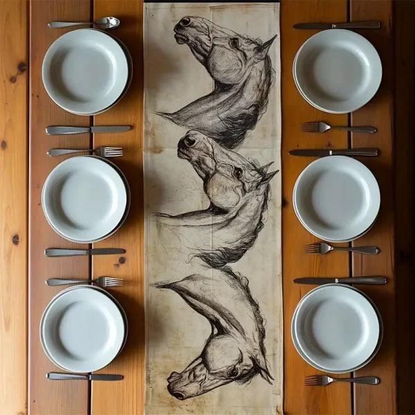 Horse Tablecloth (HTC2) - Image 2
