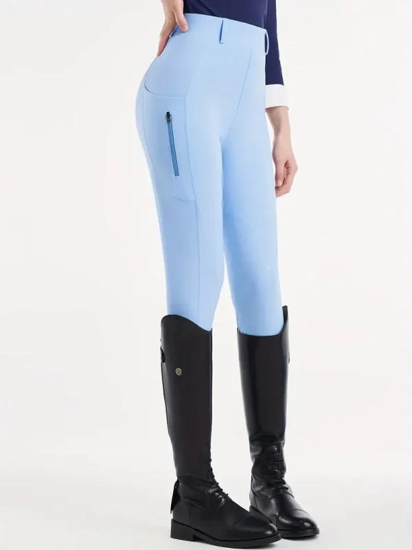 Equestrian Riding Leggings - Sky Blue (ERL13) - Image 2