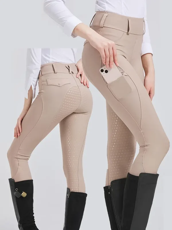 Equestrian Riding Leggings - Apricot (ERL14)